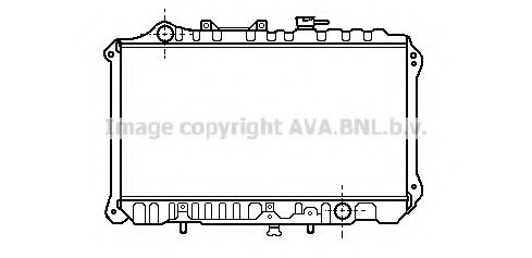 PRASCO MZ2059 Radiator, engine cooling